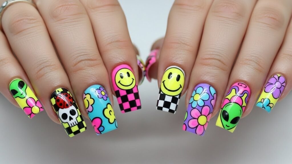 Funky Fresh Nail Design