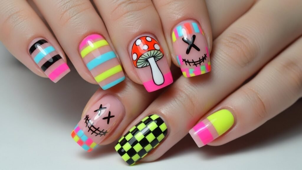 Good Vibes Only Nail Design