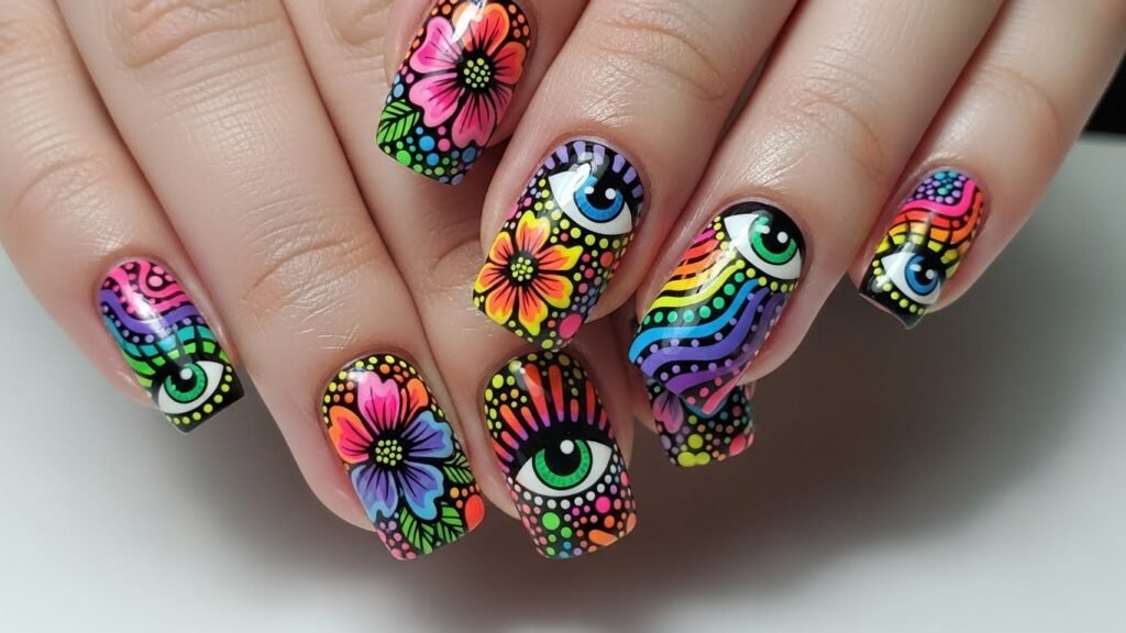 Magic in Motion Nail Design