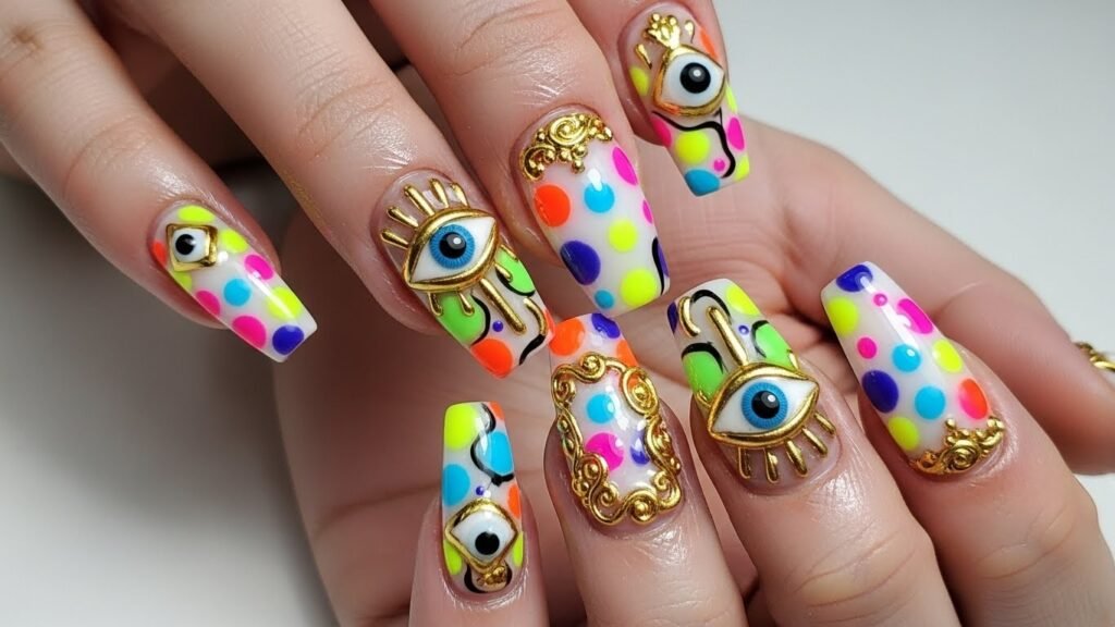 Maximalist Moment Nail Design