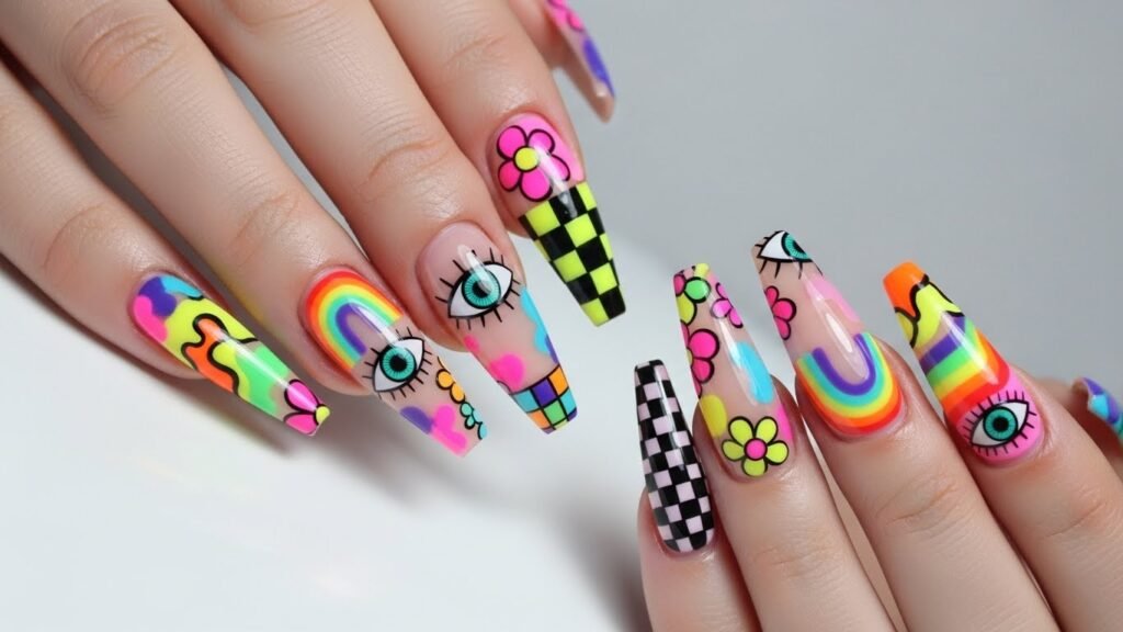 Sharp & Sweet Nail Design