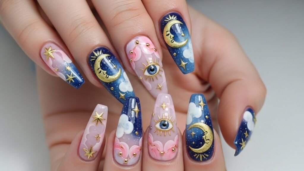 Stargirl Tips Nail Design