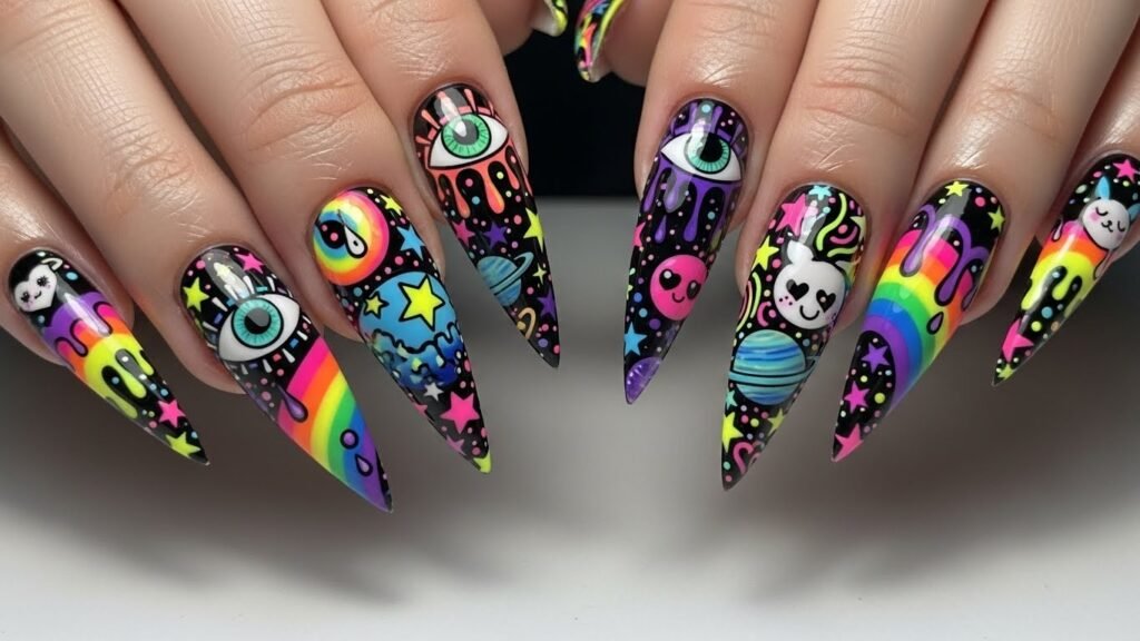 Totally Tranced Nail Design
