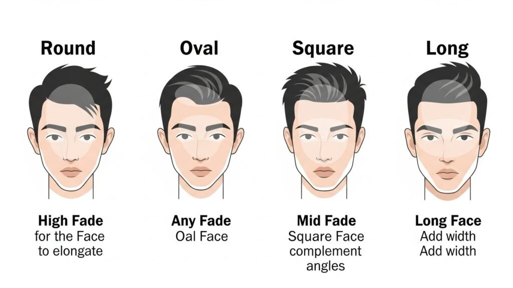 Matching Fade to Face Shape