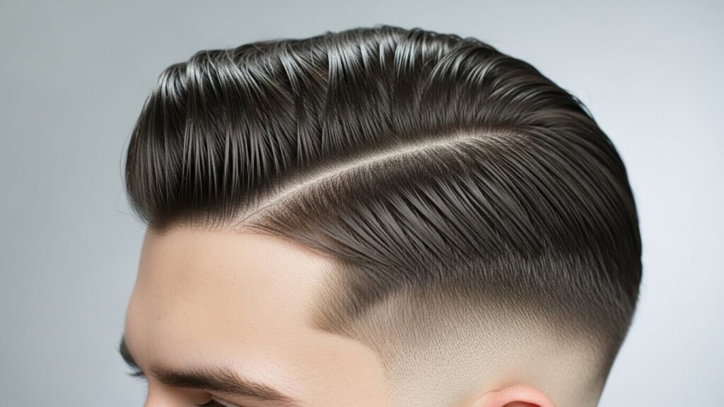 The Core Comb Over with Fade
