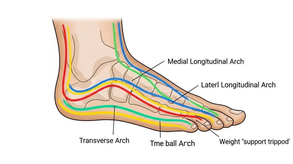 The Three Arches of the Foot A Support Triangle