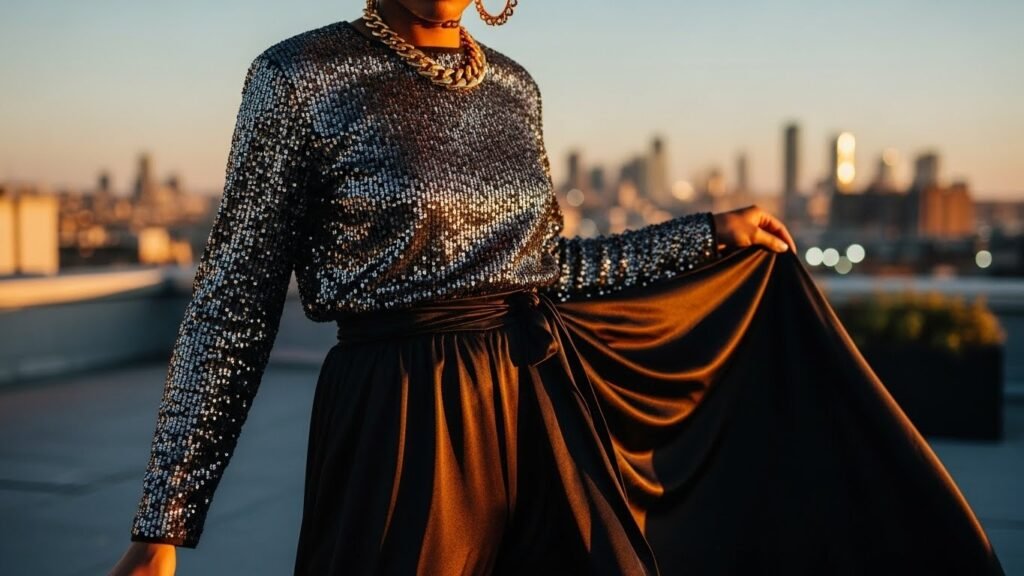 Evening Glamour and High-Fashion Events