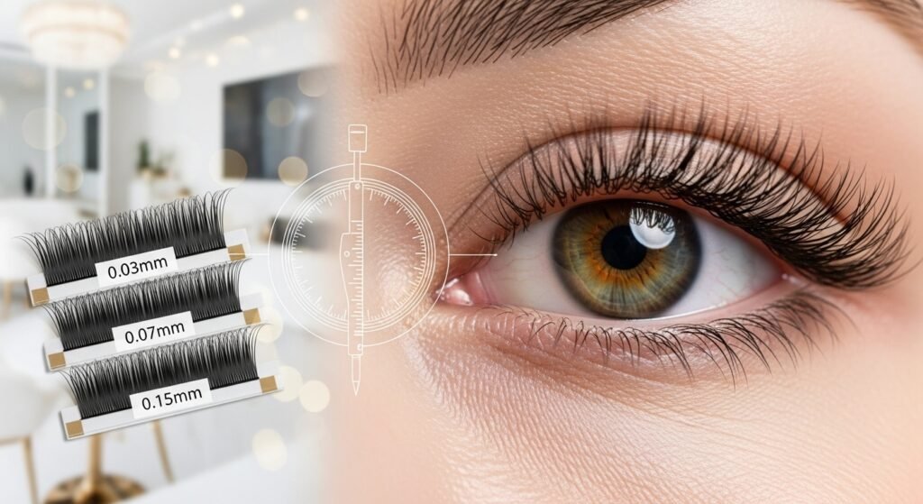 Eyelash Extension Diameters The Ultimate Guide to Lash Sizes