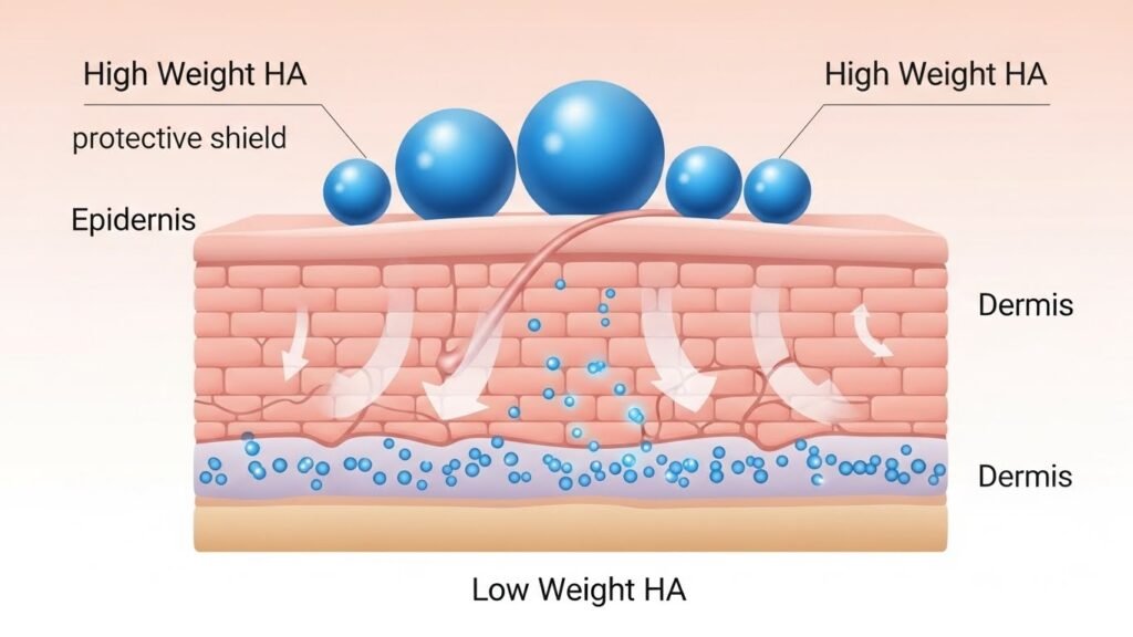 High Molecular Weight HA vs. Low Molecular Weight HA
