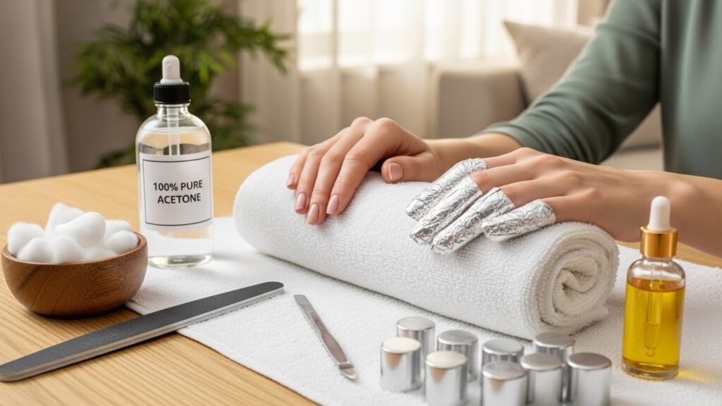 How to Remove Gel Nail Polish at Home Safe Step-by-Step