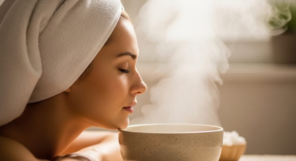 Softening the Adhesive with Steam