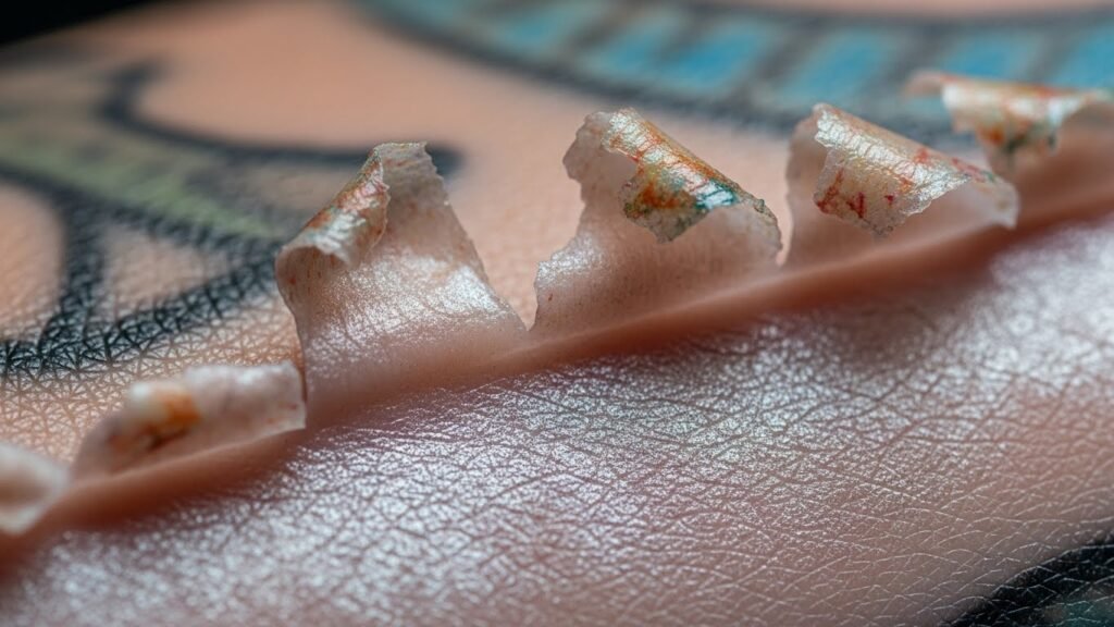 The Peeling and Itching Stage tattoo